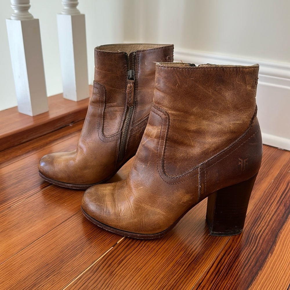 Leather Frye boots